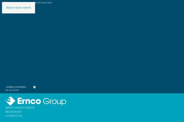 ernco-group.com site used Yootheme-ernco-group