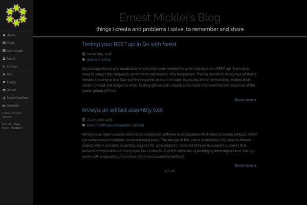 Site using Add-go plugin