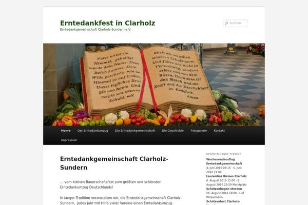 WordPress website example screenshot