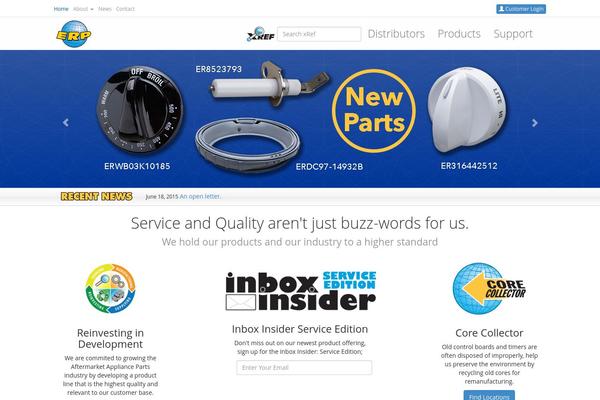 WordPress website example screenshot