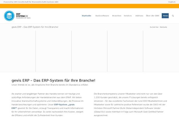 erpsystem.de site used Enfold