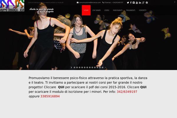 WordPress website example screenshot