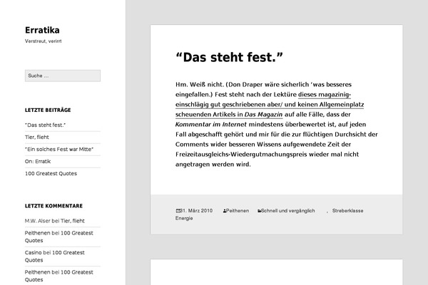Twenty Fifteen theme site design template sample