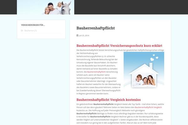 WordPress website example screenshot