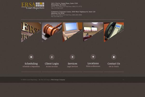ersa WordPress theme, websites list used ersa theme ersa theme websites examples