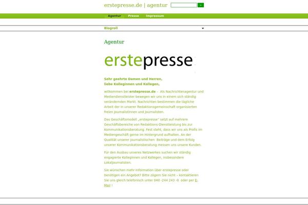 WordPress website example screenshot