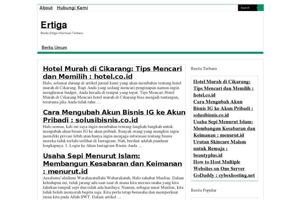 Sahifa theme site design template sample