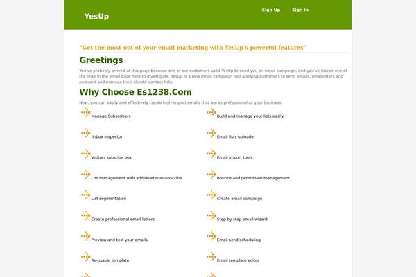 WordPress website example screenshot