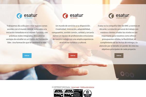 esatur.com site used Genesis-grupo-esatur