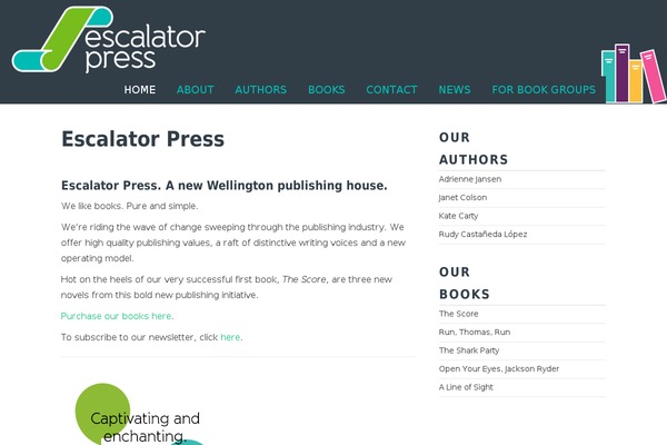 escalatorpress.co.nz site used Escalator-press