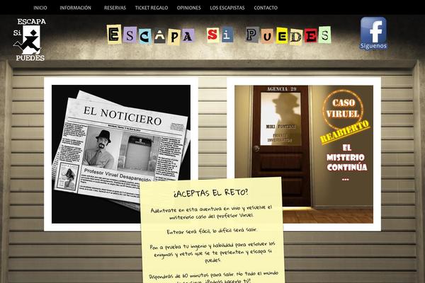 escapasipuedes.com site used Escape