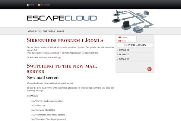 escapecloud.net site used AppleX