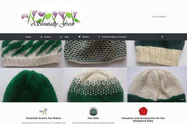 Vantage theme site design template sample