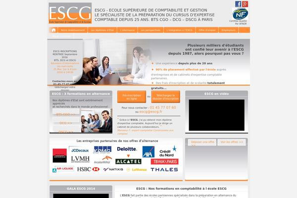 WordPress website example screenshot
