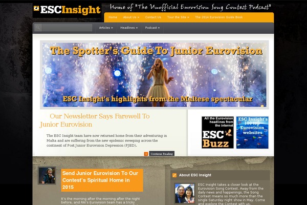 escinsight.com site used Esc-theme