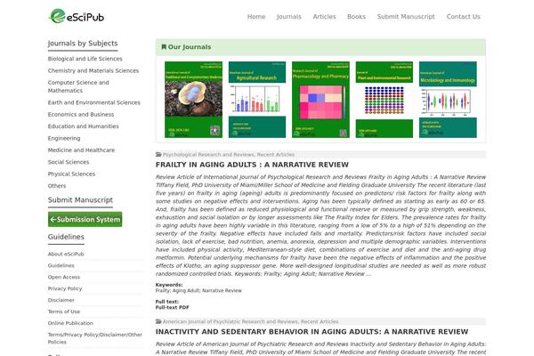 escipub.com site used Vitality2.4