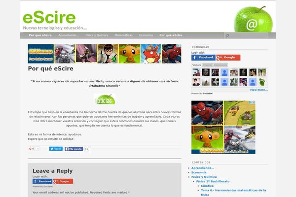 WordPress website example screenshot