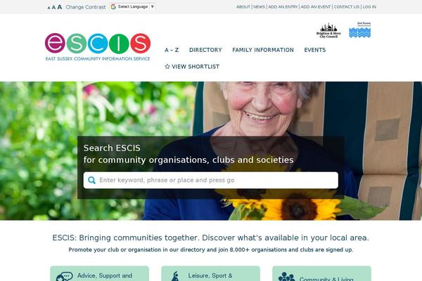 escis.org.uk site used Escis2016