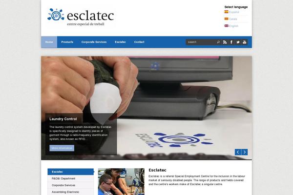 esclatec.com site used Direct