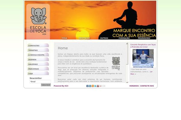 escoladeyoga.pt site used Wide