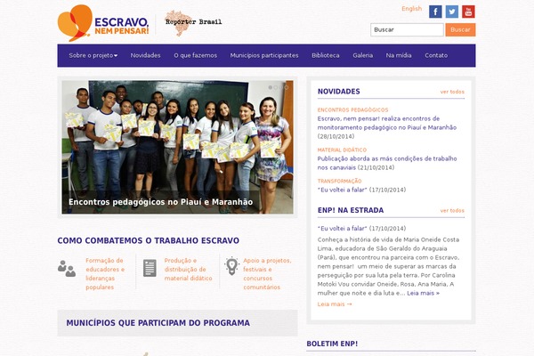 escravonempensar.org.br site used Enp