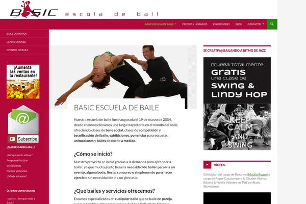 Twenty Fourteen theme site design template sample