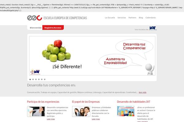 escueladecompetencias.eu site used Eec_theme