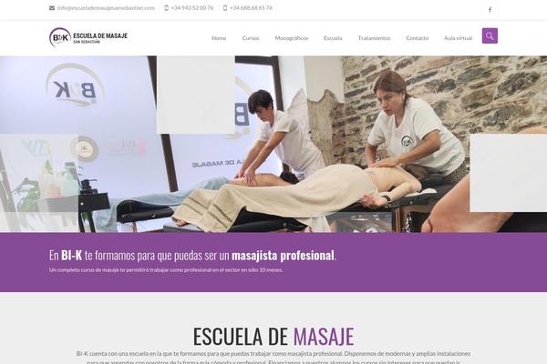 escuelademasajesansebastian.com site used Bik