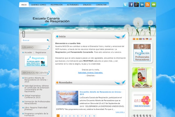 escueladerespiracion.com site used Vecta