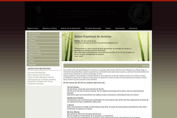 WordPress website example screenshot