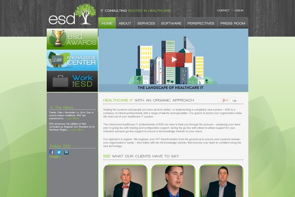 esdontheweb.com site used Esd