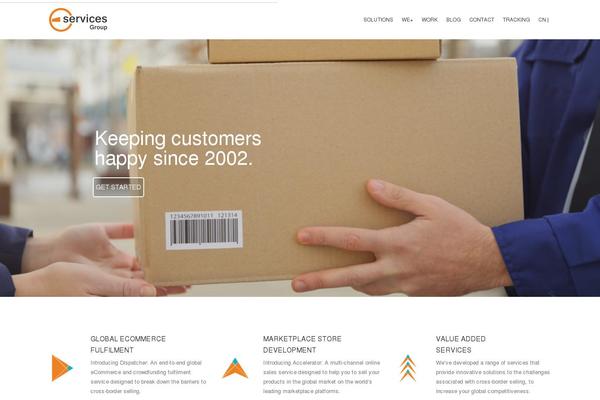 eservicesgroup.com site used Logistic-company