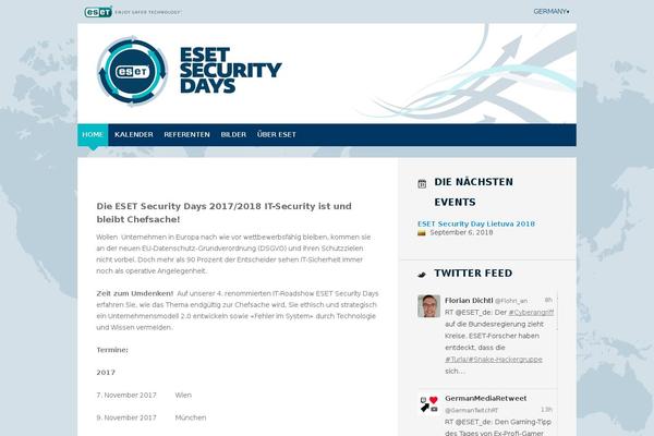 esetsecuritydays.de site used Eset-security-day