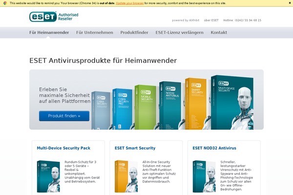 esetshop.de site used Eset-onlineshop