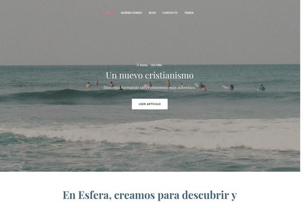 WordPress website example screenshot