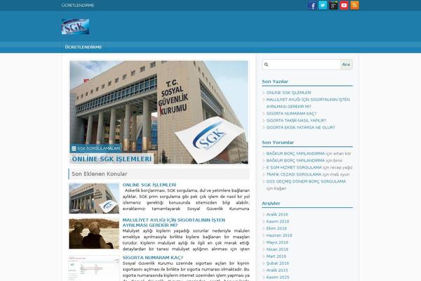 WordPress website example screenshot