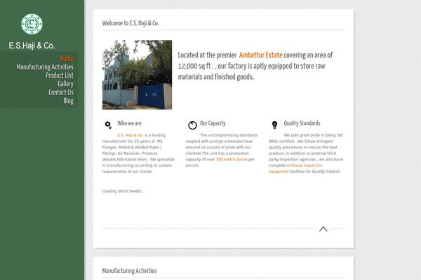 WordPress website example screenshot