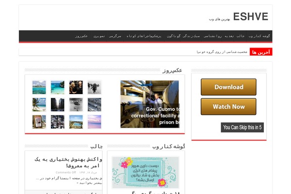 Sahifa theme site design template sample