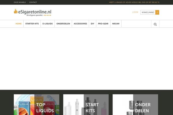 esigaretonline.nl site used Crux Child