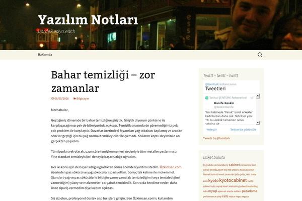 Twenty Thirteen theme site design template sample