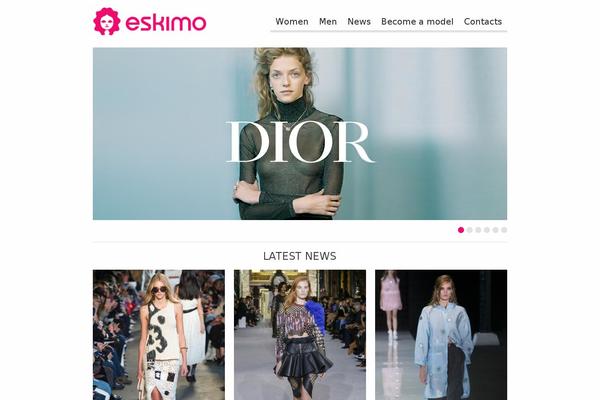 Eskimo theme site design template sample