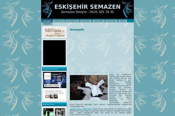 eskisehirsemazen.com site used Semazen