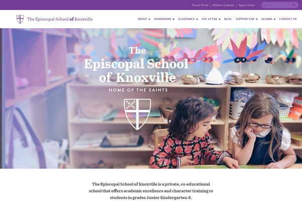 esknoxville.org site used Esk-theme