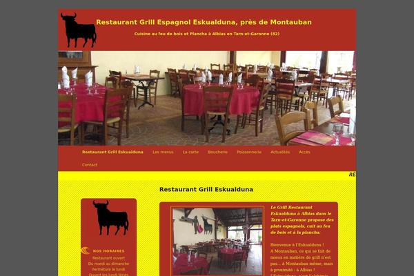 WordPress website example screenshot