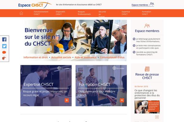 espace-chsct.fr site used Chsct