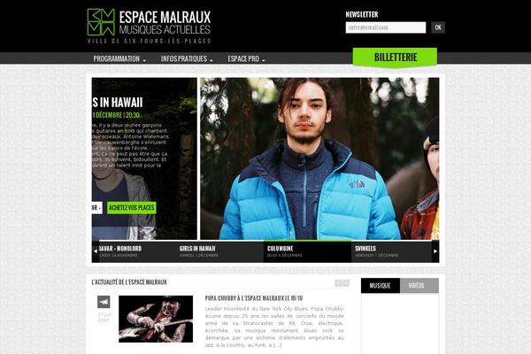 espace-malraux.fr site used Malraux