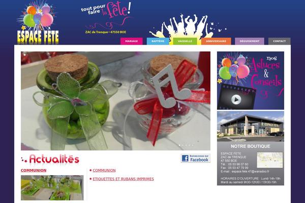 WordPress website example screenshot