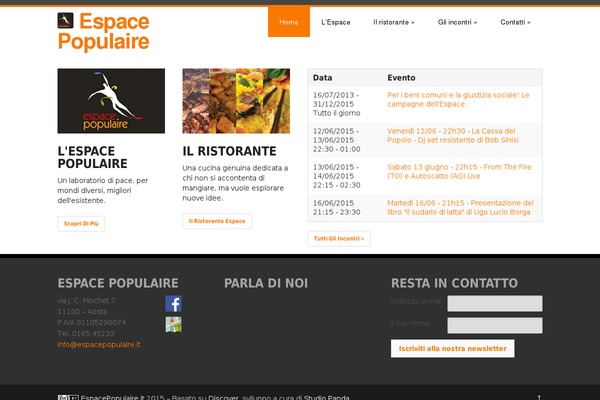espacepopulaire.it site used Espace