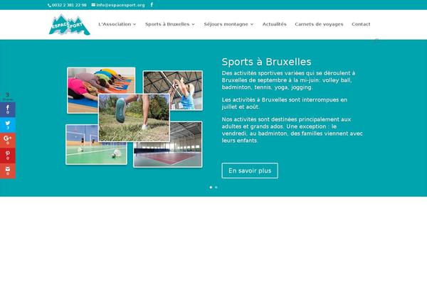 Divi theme site design template sample