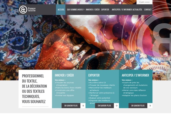 espacetextile theme websites examples
